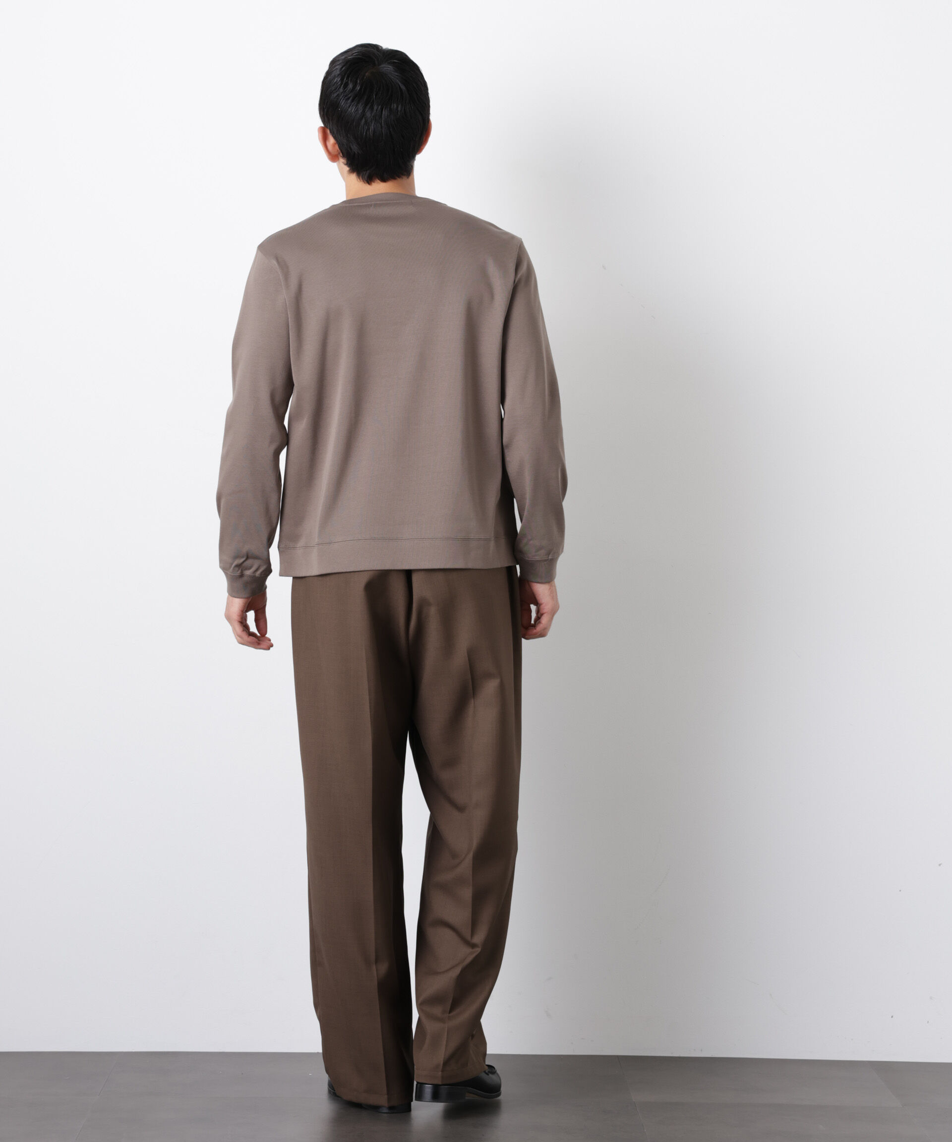 nano･universe「「FORMAL JERSEY」クルーネックカットソー長袖」|Tシャツ・カットソー|