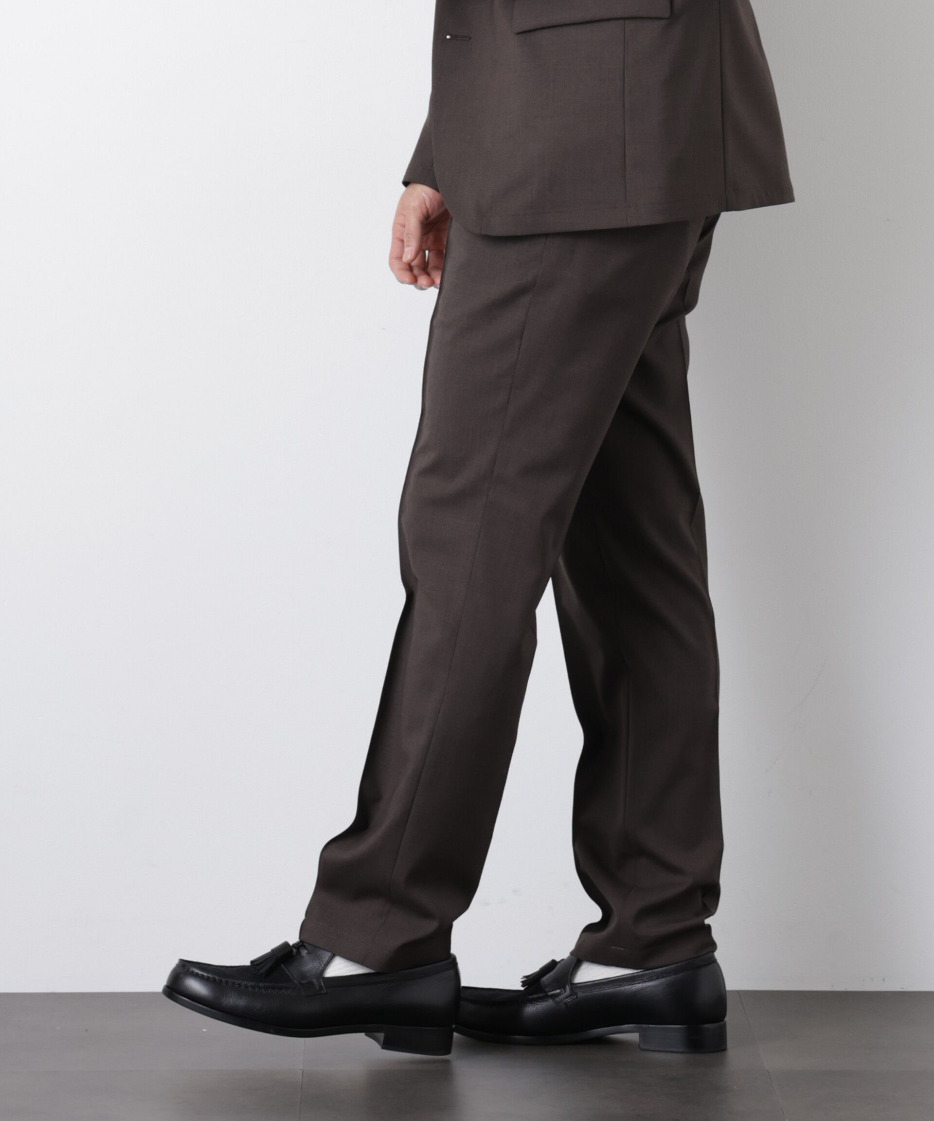 nano･universe「｢DamerinoSelect｣JAPANfabricウールストレッチパンツ（セットアップ可）」|スーツ|