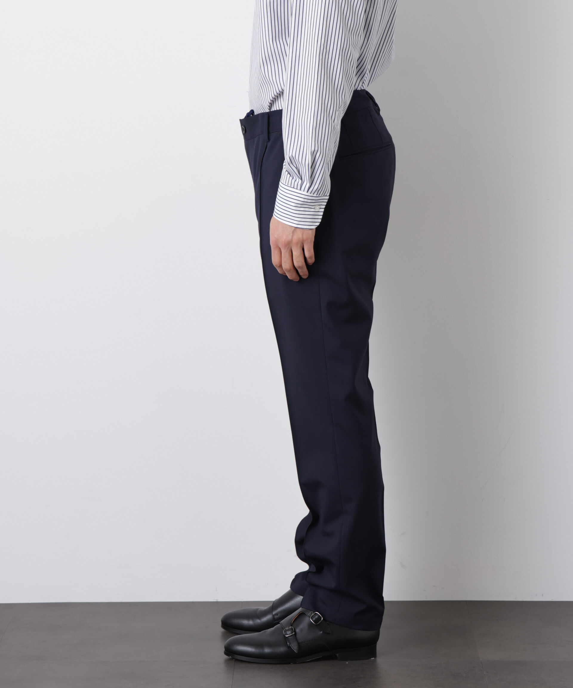 nano･universe「｢DamerinoSelect｣JAPANfabricウールストレッチパンツ（セットアップ可）」|スーツ|