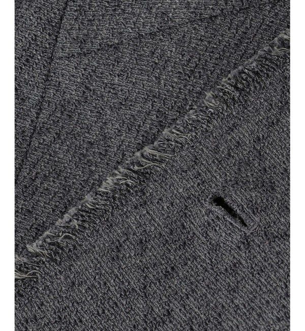 自由区「【SHIHOさん着用】ブライトリングツイード ジャケット」|ノーカラージャケット|