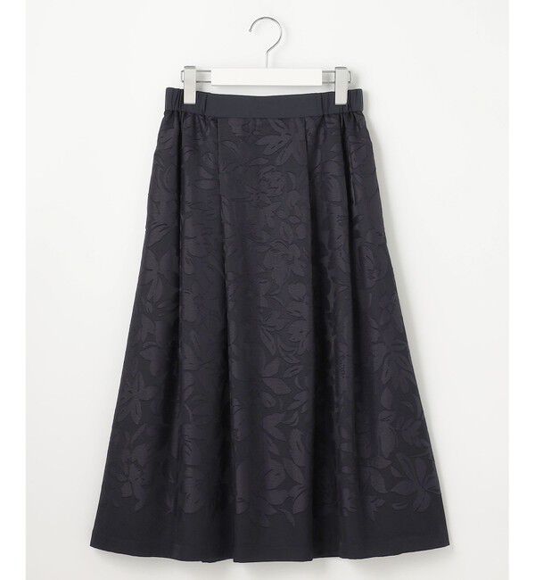 自由区「【セットアップ対応・洗える】フラワーオパールタックフレア スカート」|スカート|