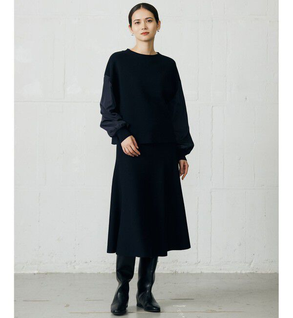 自由区「【カタログ掲載】ウールミラノニットフレア スカート」|スカート|