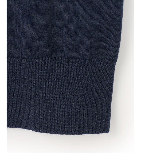 23区「【洗える】ウーステッドウール ポロニット」|ニット・セーター|