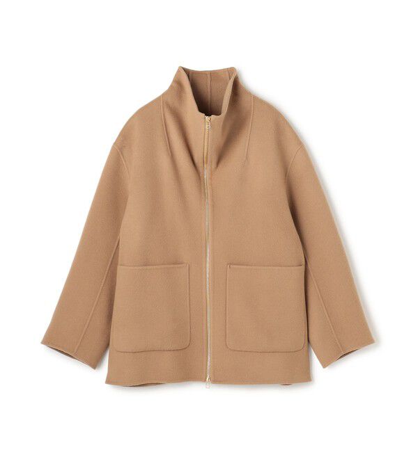 BEIGE,「ZION / ウールスタンドカラーショートコート」|その他|