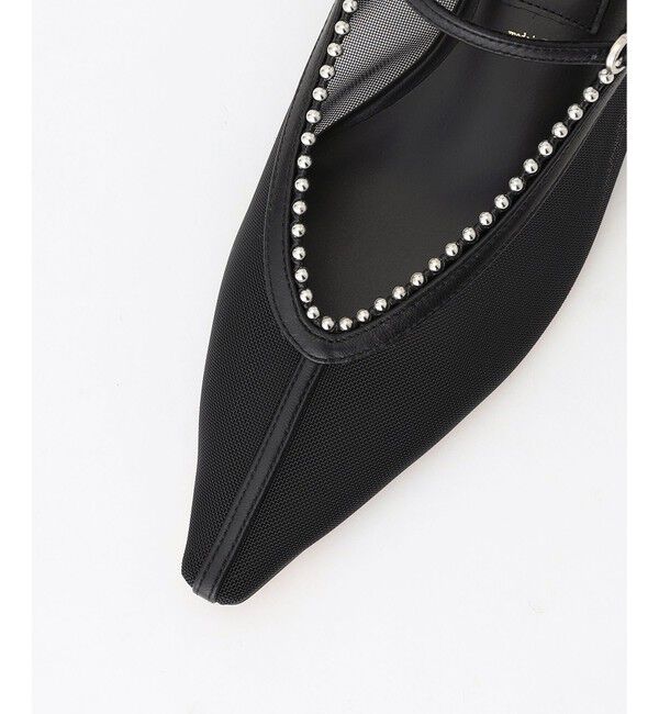 BEIGE,「【一部店舗限定】HENRI EN VARGO / LULU チュールチェーン バックストラップ」|パンプス|