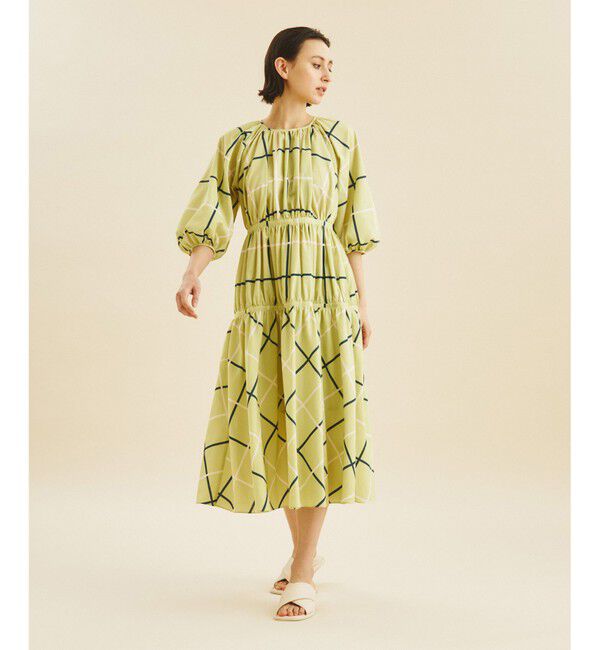 Grace Class「チェックプリントギャザードレス」|ワンピース|ﾗｲﾄｸﾞﾘ