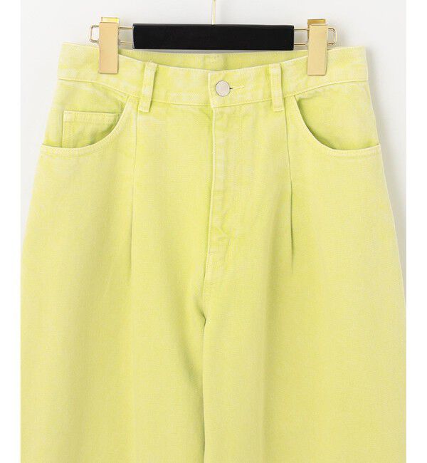  「ワイドコクーンデニムパンツ」|デニム|