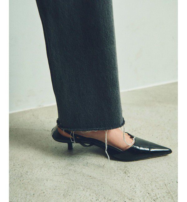 Grace Class「ダブルウエストデニムパンツ」|デニム|