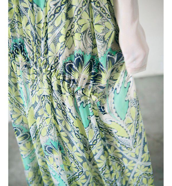 GRACE CONTINENTAL「シフォンプリントギャザースカート」|スカート|