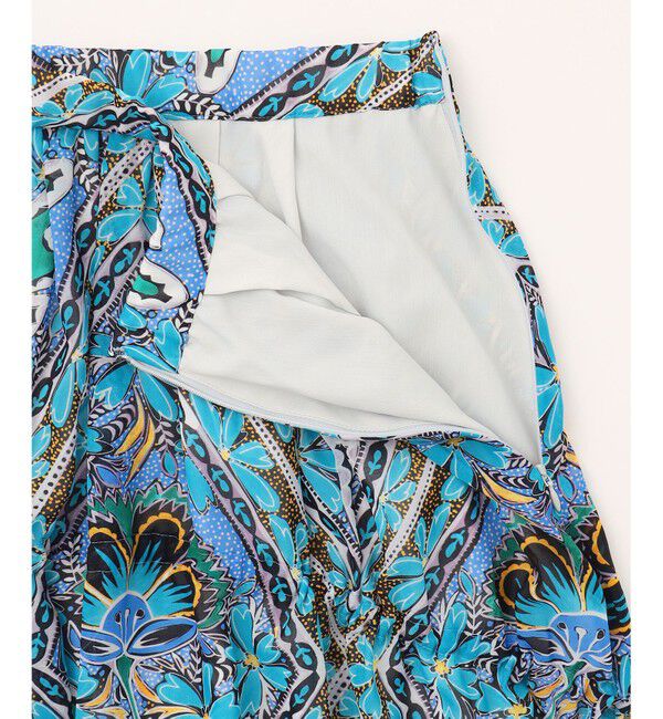 GRACE CONTINENTAL「シフォンプリントギャザースカート」|スカート|