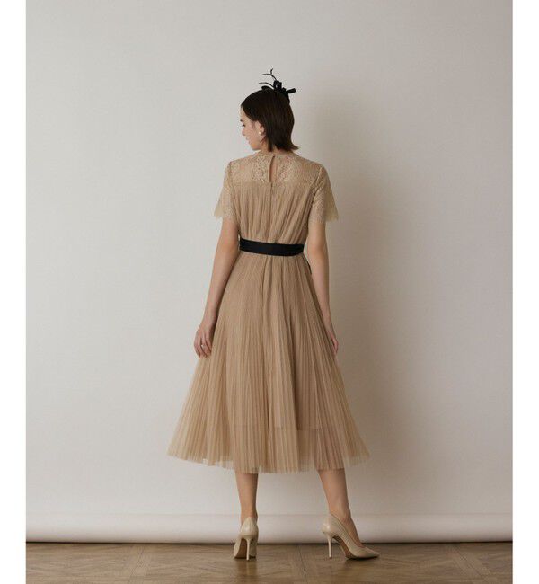 GRACE CONTINENTAL「チュールプリーツドレス」|ドレス|