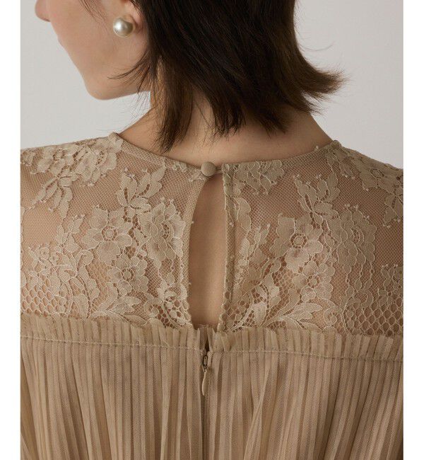 GRACE CONTINENTAL「チュールプリーツドレス」|ドレス|