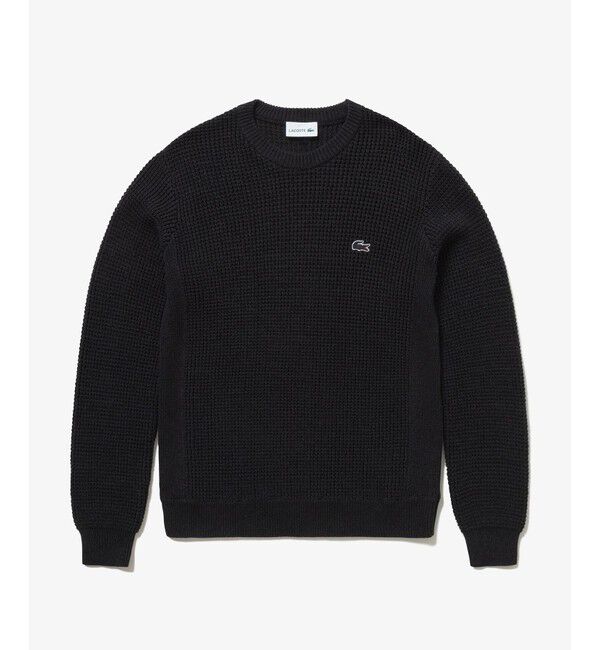 LACOSTE「ヘザーカラーリングワッフルニット / メランジニット」|ニット・セーター|