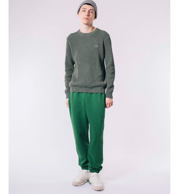 LACOSTE「ヘザーカラーリングワッフルニット / メランジニット」|ニット・セーター|