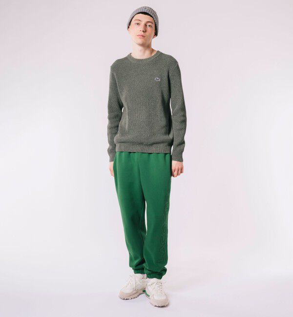 LACOSTE「ヘザーカラーリングワッフルニット / メランジニット」|ニット・セーター|