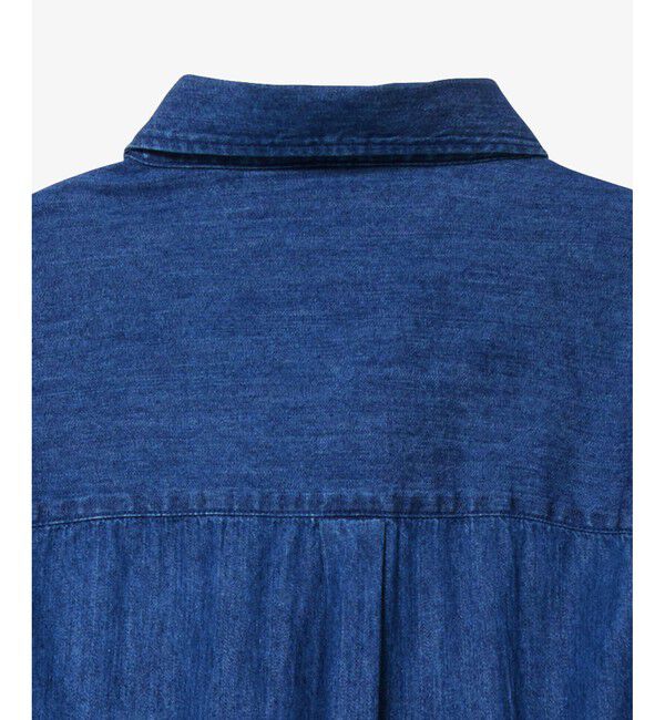 LACOSTE「ウエストベルト デニムシャツドレス ワンピース」|ワンピース|