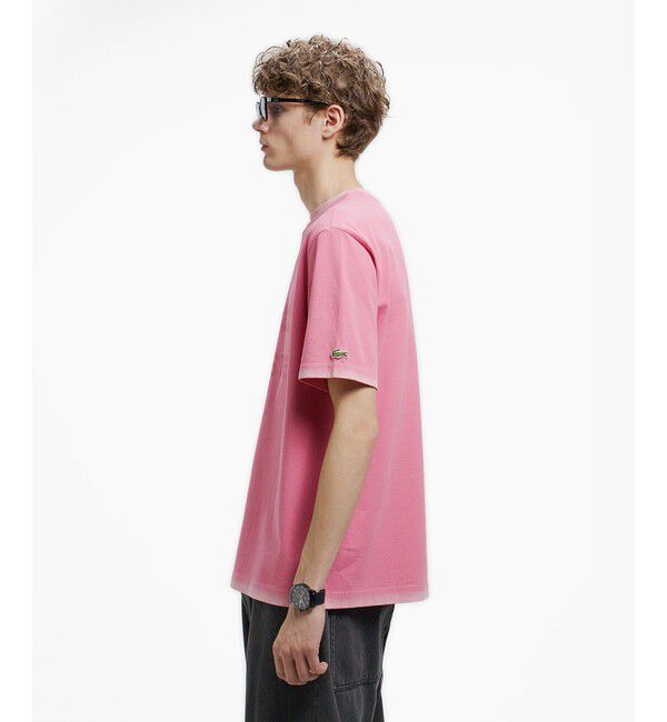 LACOSTE「ヴィンテージエフェクト ロゴTシャツ」|Tシャツ・カットソー|