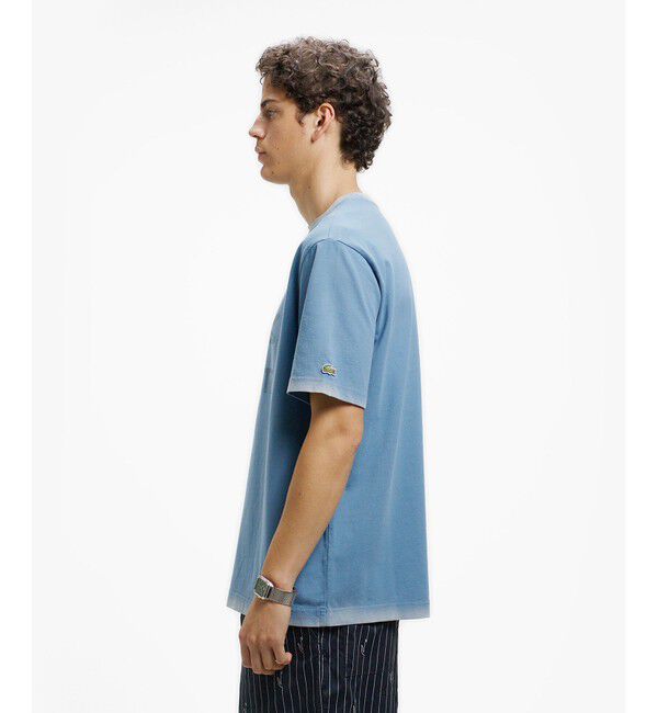 LACOSTE「ヴィンテージエフェクト ロゴTシャツ」|Tシャツ・カットソー|