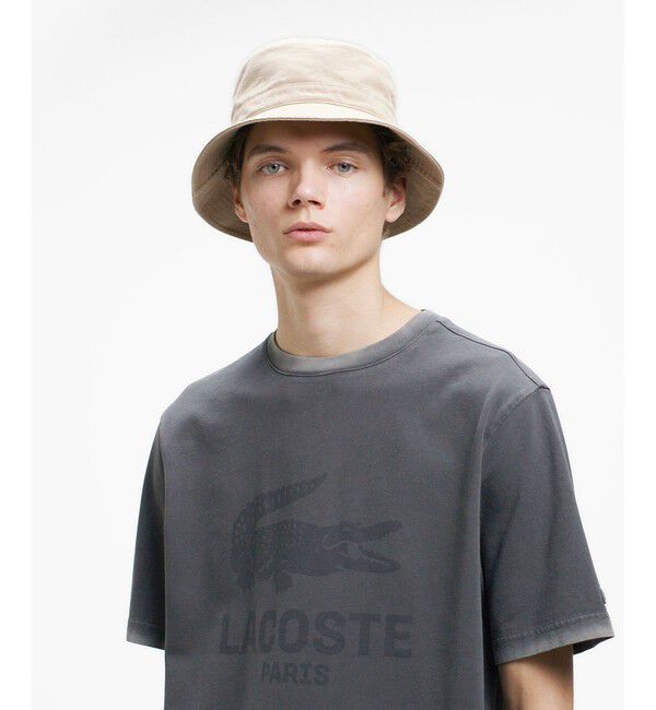 LACOSTE「ヴィンテージエフェクト ロゴTシャツ」|Tシャツ・カットソー|