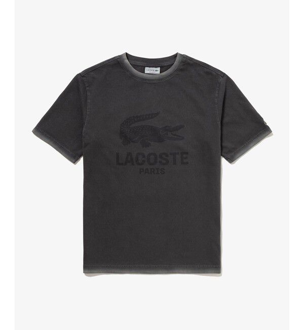 LACOSTE「ヴィンテージエフェクト ロゴTシャツ」|Tシャツ・カットソー|