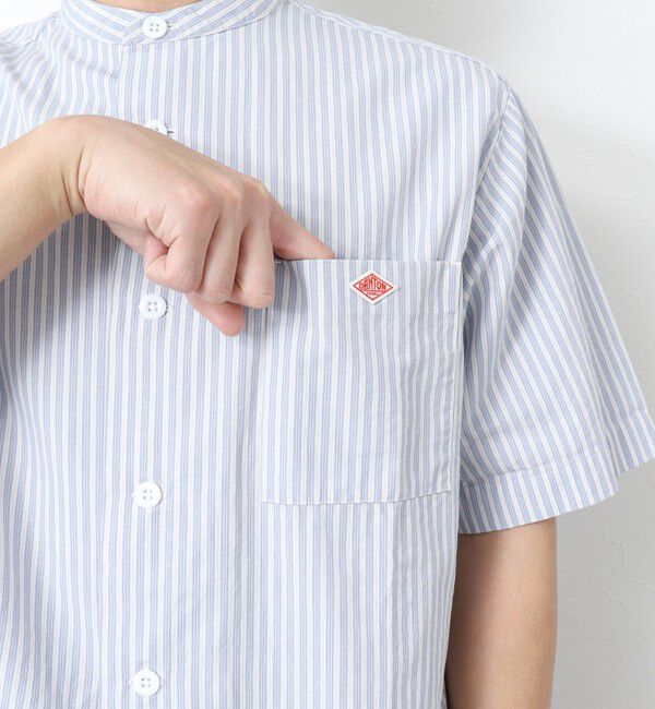 NOLLEY'S goodman「【DANTON/ダントン】BAND COLLAR SHIRT SS 25SS」|シャツ・ブラウス|