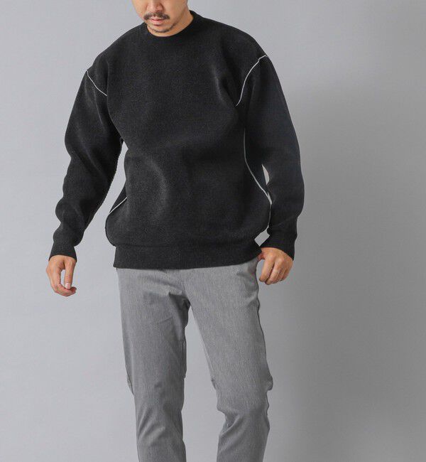 NOLLEY'S goodman「【ACTIVE SECT】《限定展開》Wフェイスモールクルーネック 25AW」|ニット・セーター|