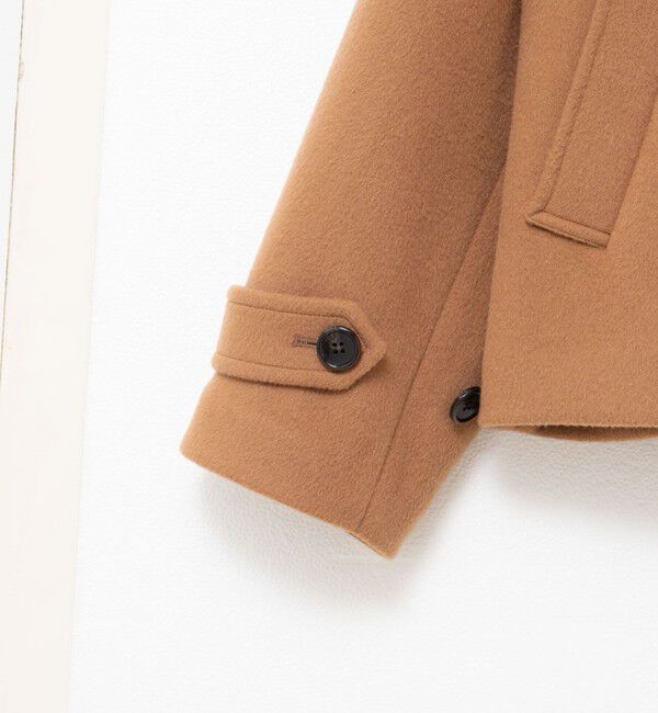 NOLLEY'S「ウールカシミヤダブルブレストコート」|ピーコート|