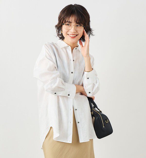 NOLLEY'S「MY STANDARD マルチWAYリネンシャツ」|シャツ・ブラウス|