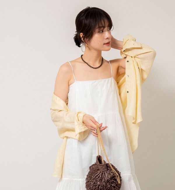 NOLLEY'S sophi「【MARILYN MOON/マリリーンムーン】sheer starched cotton lace tieredワンピース」|ワンピース|
