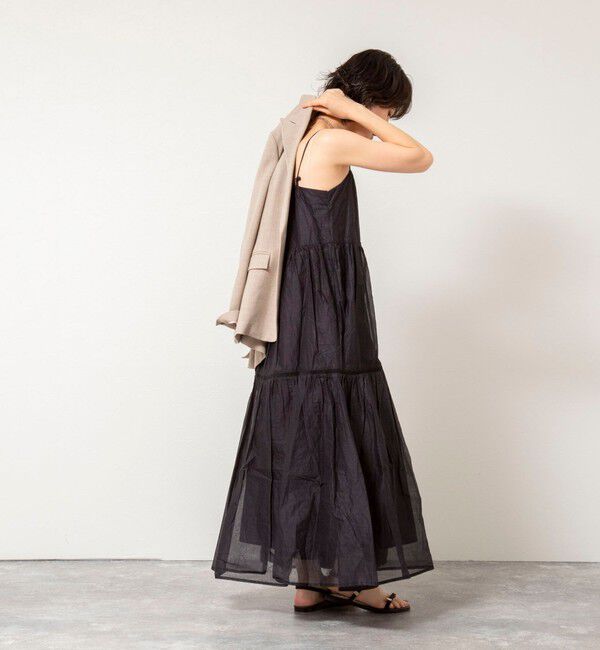 NOLLEY'S sophi「【MARILYN MOON/マリリーンムーン】sheer starched cotton lace tieredワンピース」|ワンピース|