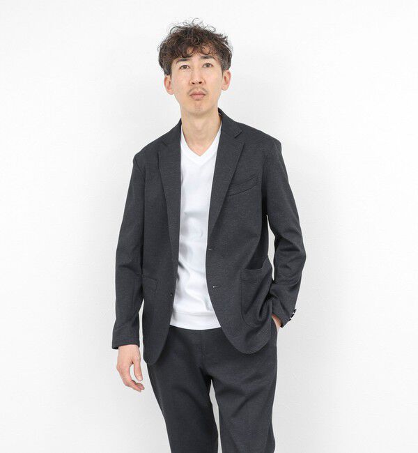 NOLLEY'S goodman「《ビジカジ対応》シルケットスムース VネックドレスTシャツ 26SS」|Tシャツ・カットソー|