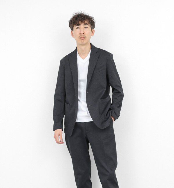 NOLLEY'S goodman「《ビジカジ対応》シルケットスムース VネックドレスTシャツ 26SS」|Tシャツ・カットソー|