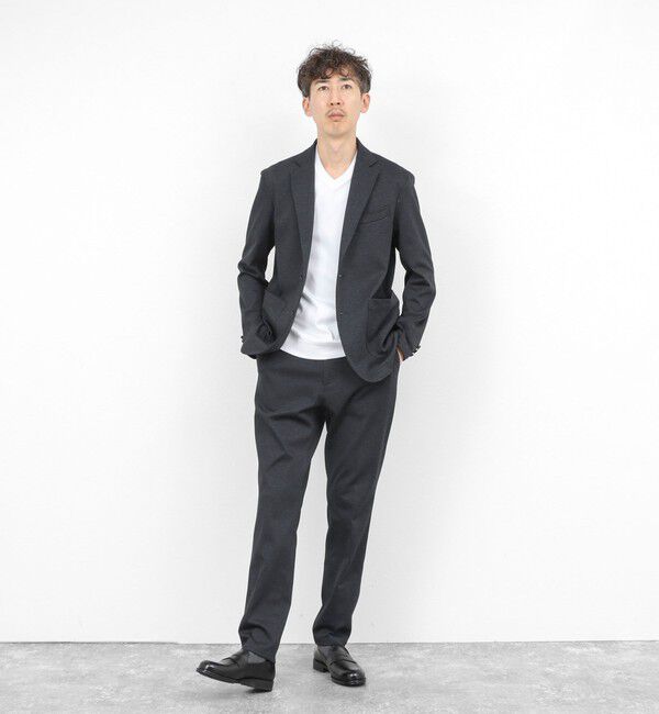 NOLLEY'S goodman「《ビジカジ対応》シルケットスムース VネックドレスTシャツ 26SS」|Tシャツ・カットソー|