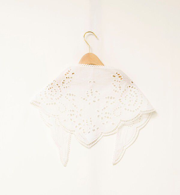 NOLLEY'S sophi「【PROTAGONISTA/プロタゴニスタ】トライアングルレーススカーフ」|ストール|