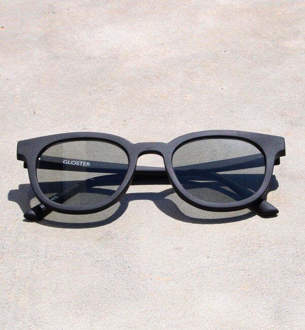 GLOSTER「【GLOSTER/グロスター】マット加工 フラットサングラス カラーレンズ」|サングラス|