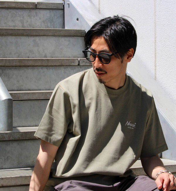 GLOSTER「【GLOSTER/グロスター】マット加工 フラットサングラス カラーレンズ」|サングラス|