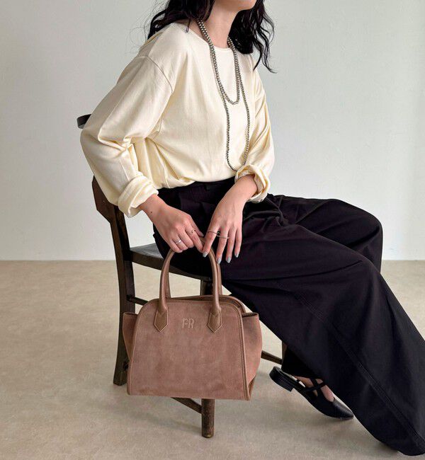 fredy emue「FR台形スエードバッグ」|ショルダー・メッセンジャー|