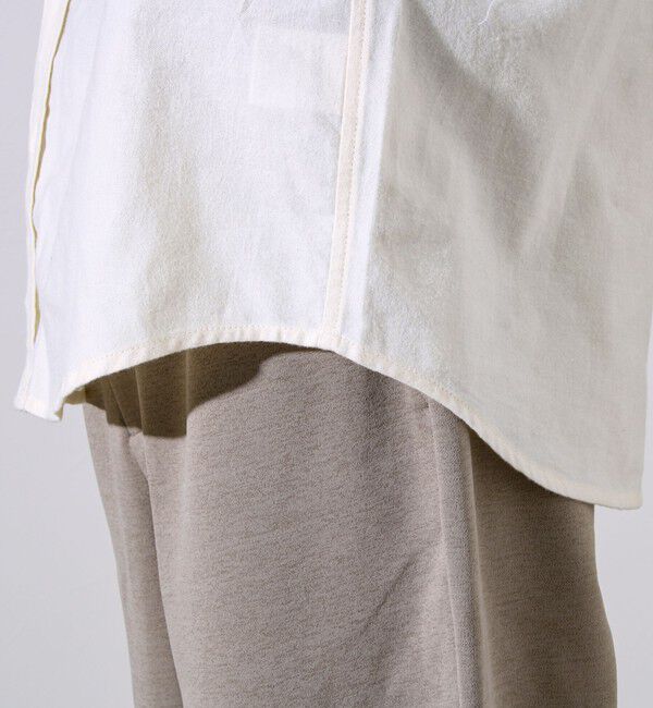 GLOSTER「【ビジカジ対応】ニットテープ ボタンダウンネルシャツ」|シャツ・ブラウス|