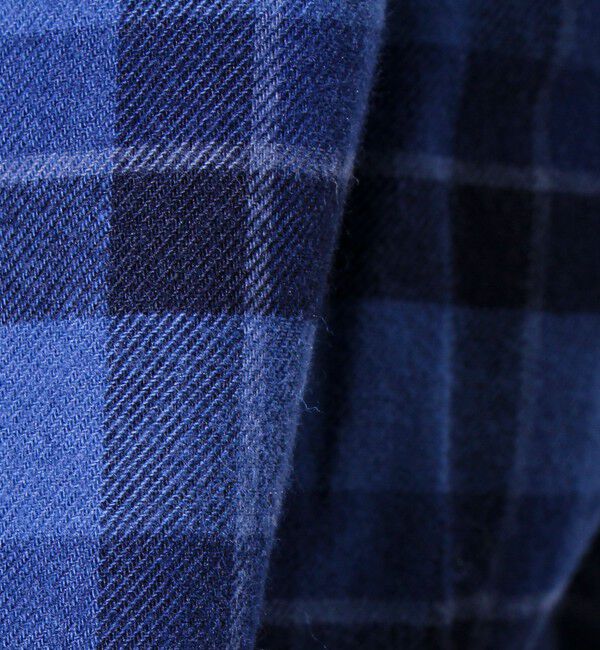 GLOSTER「【ビジカジ対応】ニットテープ ボタンダウンネルシャツ」|シャツ・ブラウス|