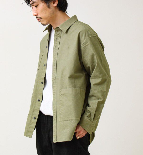 GLOSTER「【ユーティリティシャツ】ダックポケットシャツ」|シャツ・ブラウス|