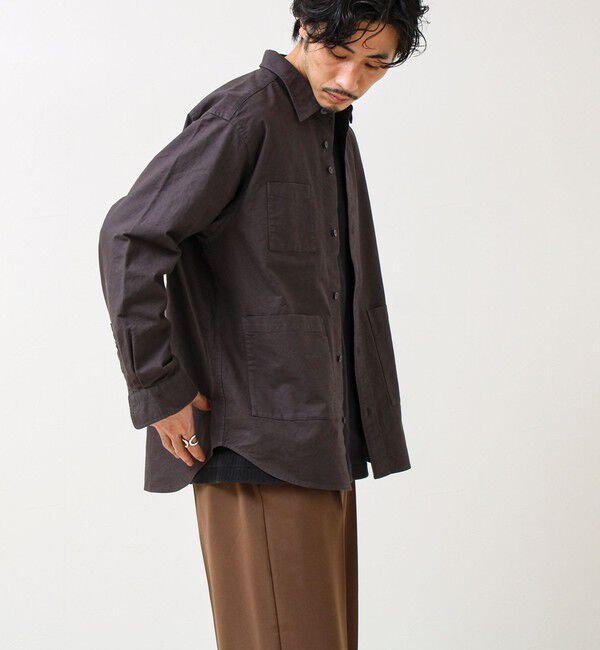 GLOSTER「【ユーティリティシャツ】ダックポケットシャツ」|シャツ・ブラウス|