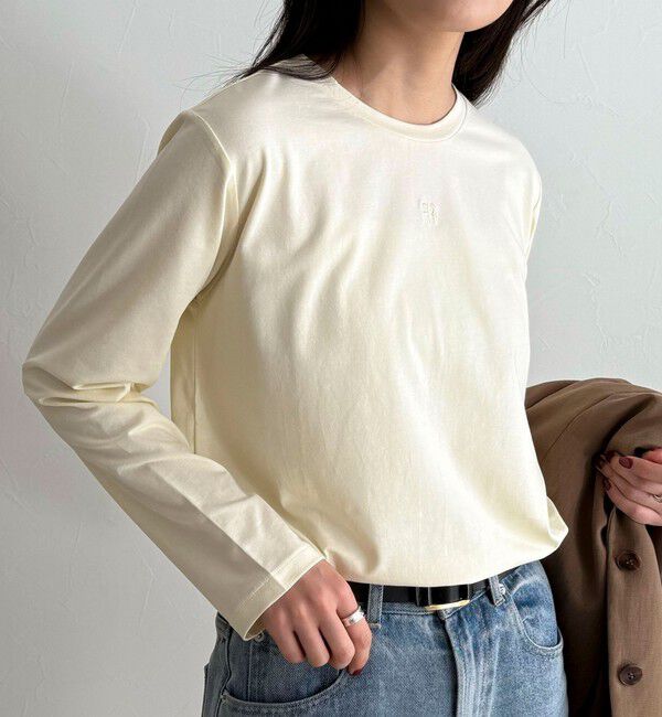 fredy emue「センターFR刺繍ロンTシャツ」|Tシャツ・カットソー|