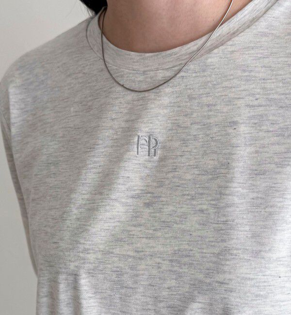 fredy emue「センターFR刺繍ロンTシャツ」|Tシャツ・カットソー|