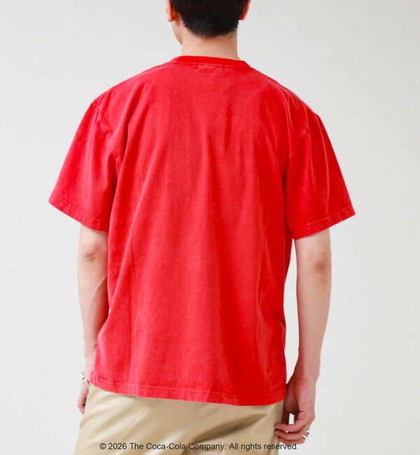 GLOSTER「【GOOD ROCK SPEED】Coca-Cola ロゴプリントTシャツ」|Tシャツ・カットソー|