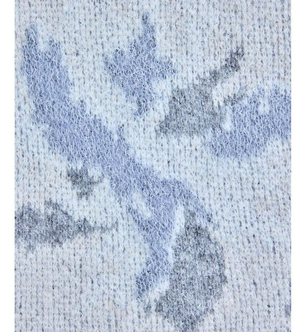 VIS「フラワージャガードニットプルオーバー」|ニット・セーター|