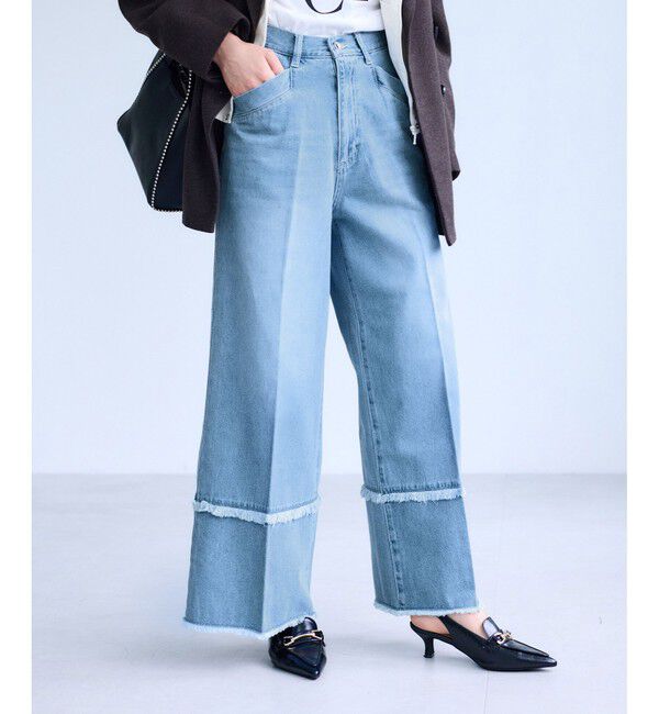 VIS「フリンジフレアデニム」|デニム|