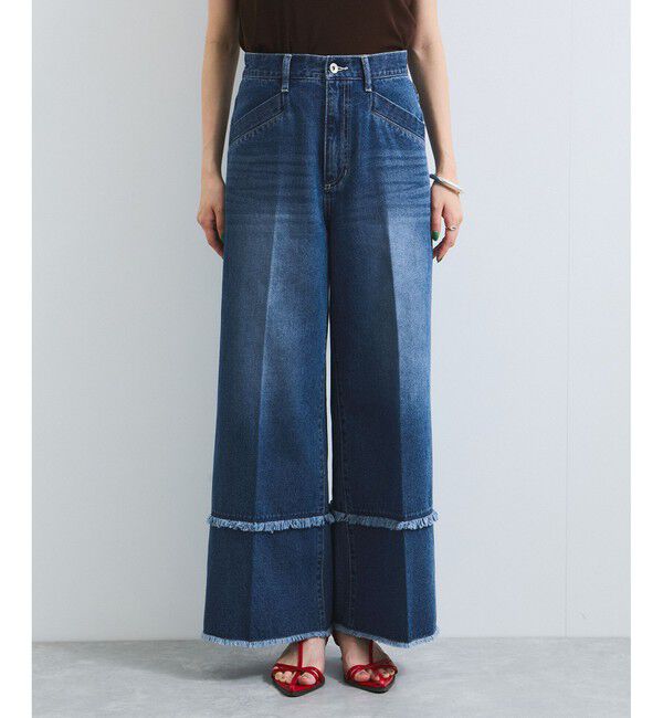 VIS「フリンジフレアデニム」|デニム|