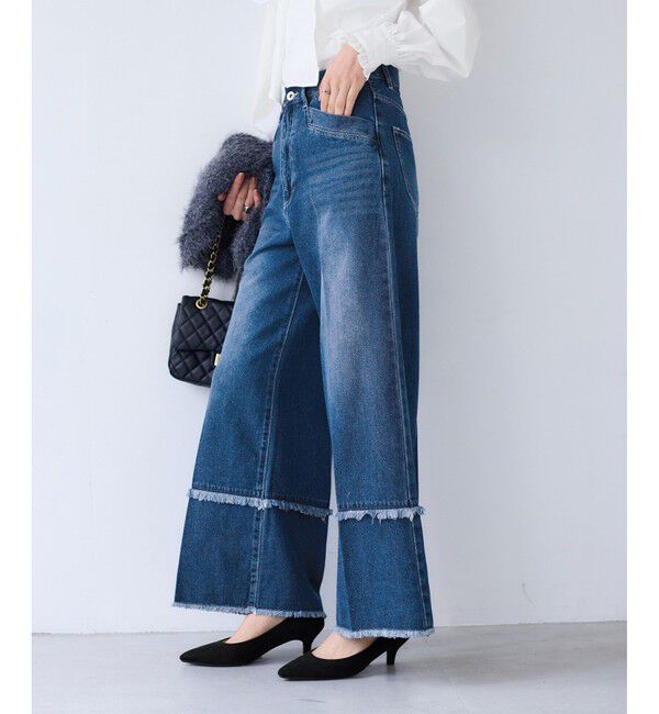 VIS「フリンジフレアデニム」|デニム|