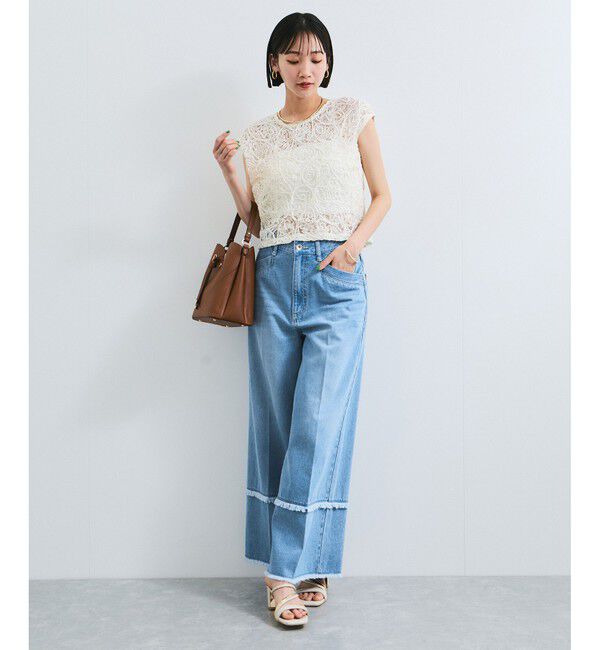 VIS「フリンジフレアデニム」|デニム|