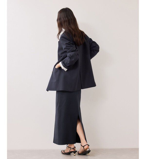 VIS「ピンタックデザインニットスカート」|スカート|